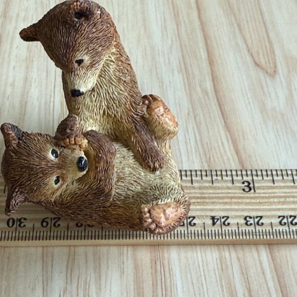 Vintage Bear Cubs Playing Figurine By Sherratt & Simpson of England - Picture 8 of 9